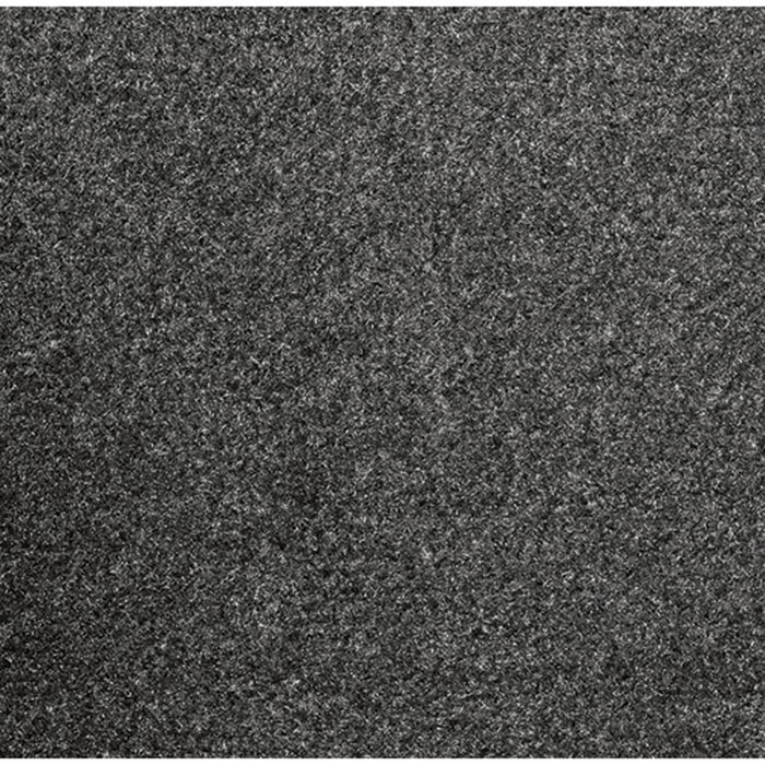 Rely-On Olefin Indoor Wiper Mat, Rectangular, Charcoal Gray Cut Pile Surface, 48" x 72"