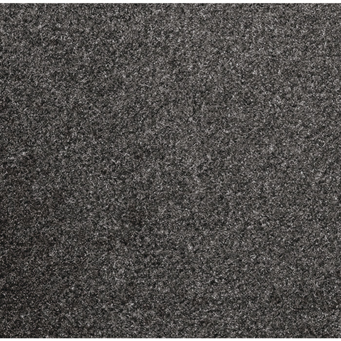 Rely-On Olefin Indoor Wiper Mat, Rectangular, Charcoal Gray Cut Pile Surface, 36" x 48"