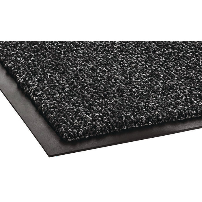 Cross-Over Wiper/Scraper Mat, Rectangular, Gray Carpeted Surface, 48" x 72"