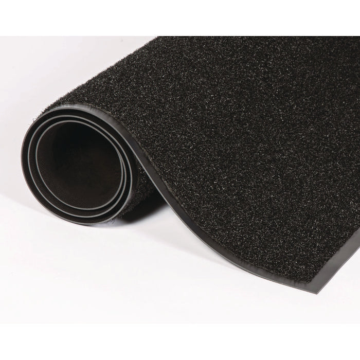 Jasper Indoor/Outdoor Scraper Mat, Black Cut Pile Nylon Surface, 36" x 60"
