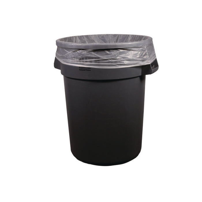 High-Density Waste Can Liners, 45 gal, 11 mic, 40" x 48", Natural, 250/Carton