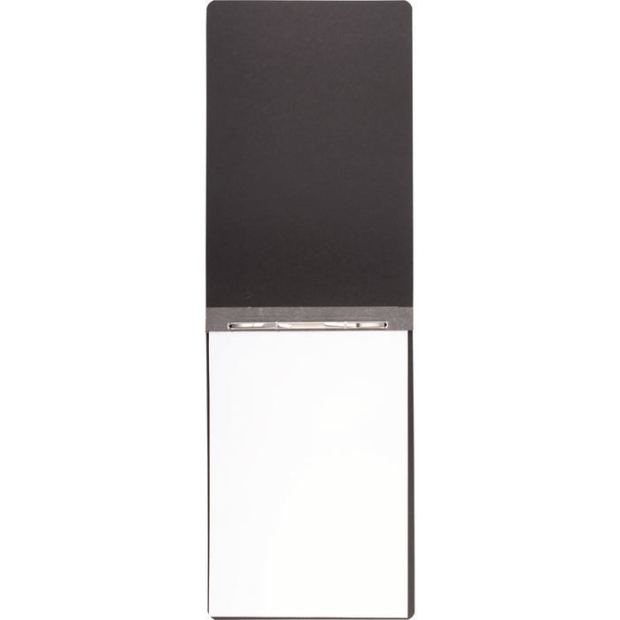Pressboard Report Cover with Tyvek Reinforced Hinge, Two-Piece Prong Fastener, 3" Capacity, 11 x 17, Black/Black