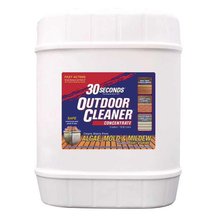 30 Second Outdoor Cleaner Concentrate, Clean Scent, 5 gal Container