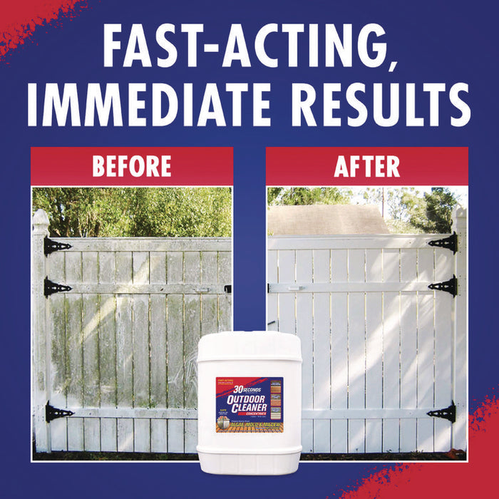 30 Second Outdoor Cleaner Concentrate, Clean Scent, 5 gal Container