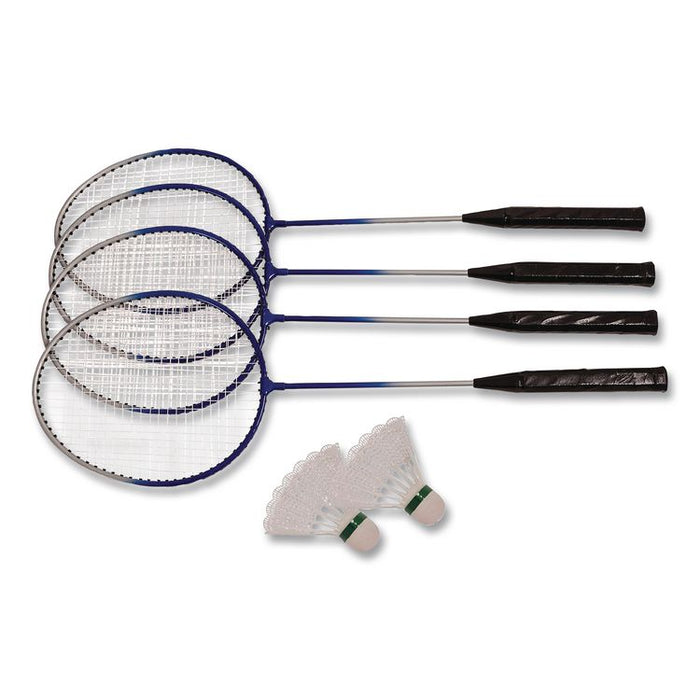 Deluxe Badminton Set, 20 ft Net with 4 Rackets, 2 Shuttlecocks