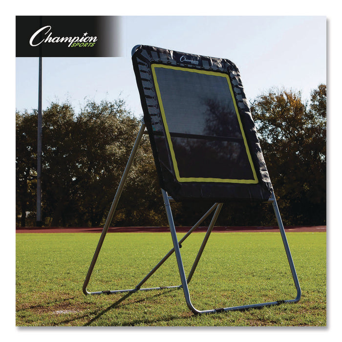 Deluxe Lacrosse Ball Rebounder, 6 ft  x 3 ft, 1.5" dia Frame