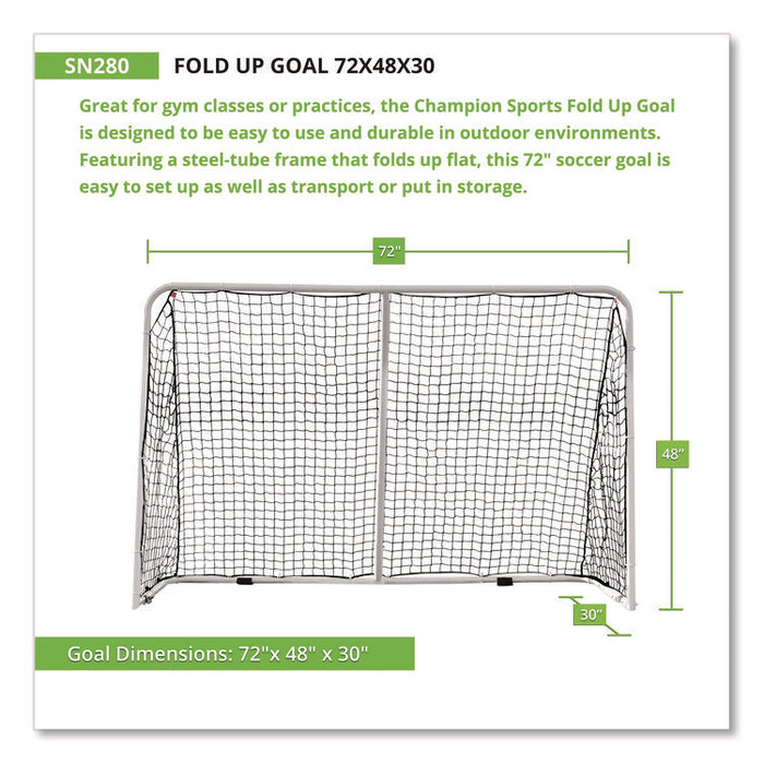 Fold Up Goal, 72" x 48"