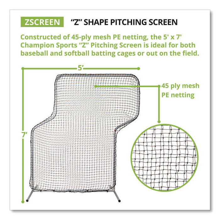 Z Pitching Screen, 7 ft x 5 ft
