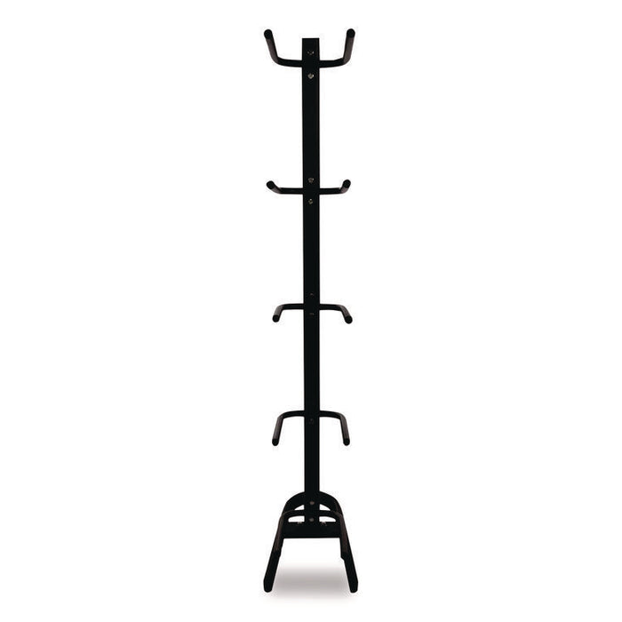 U-Ring Single Medicine Ball Tree, 23" x 22.5" x 64.5", Black