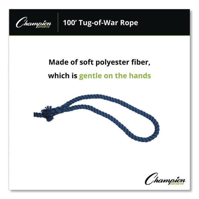 Tug-of-War Rope, 100 ft, 1" dia