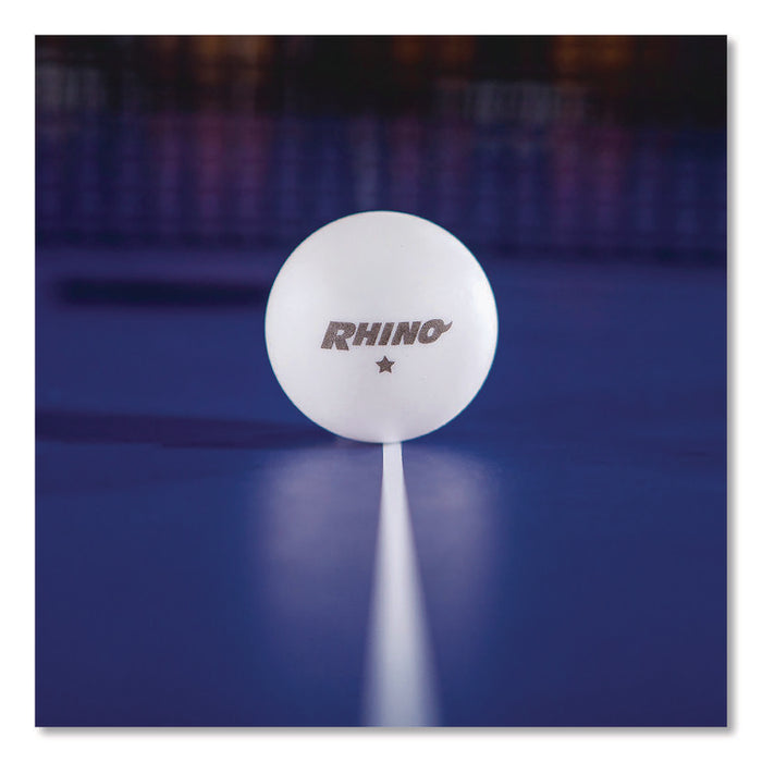 Table Tennis Balls, Official Size, White, 144/Carton