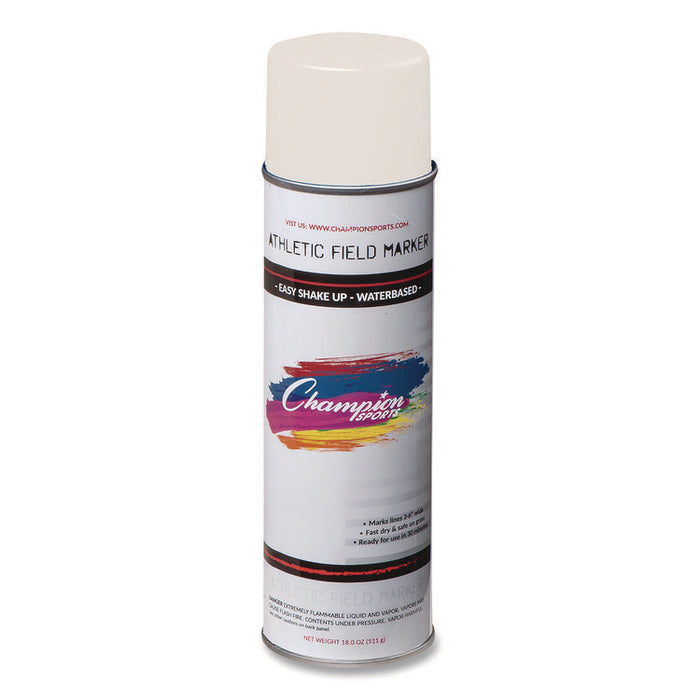 Field Marking Paint, 18 oz Aerosol Spray, White