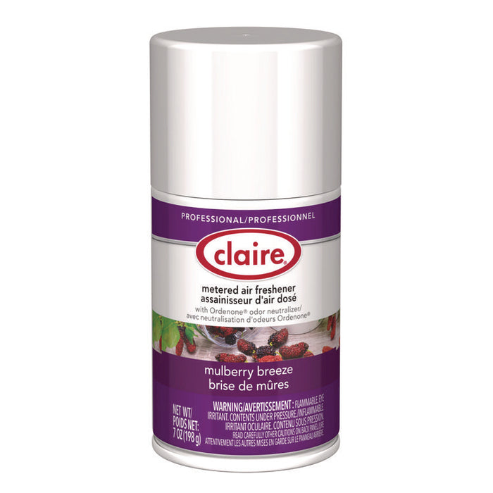 Metered Air Freshener, Mulberry, 7 oz Aerosol Spray, 12/Carton