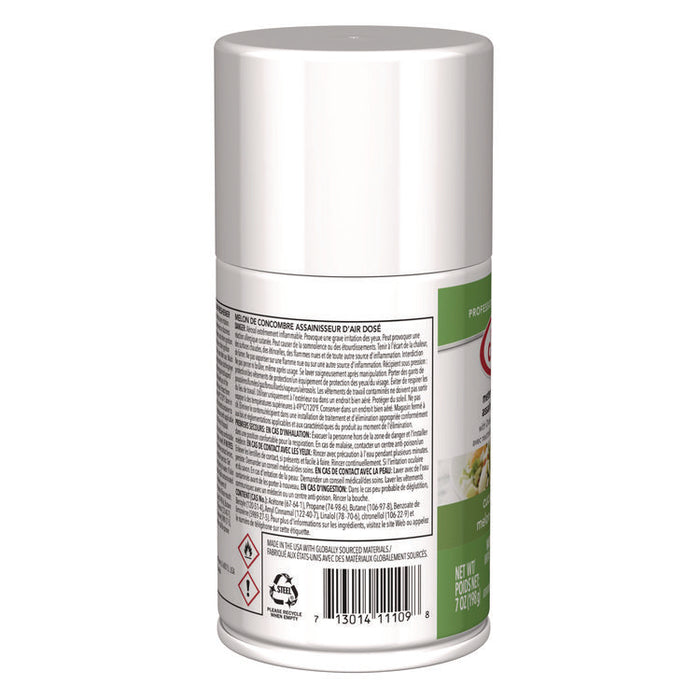 Metered Air Freshener, Cucumber Melon, 7 oz Aerosol Spray, 12/Carton