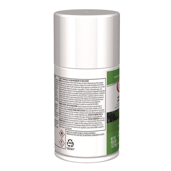 Metered Air Freshener, Rainforest, 11 oz Aerosol Spray, 12/Carton