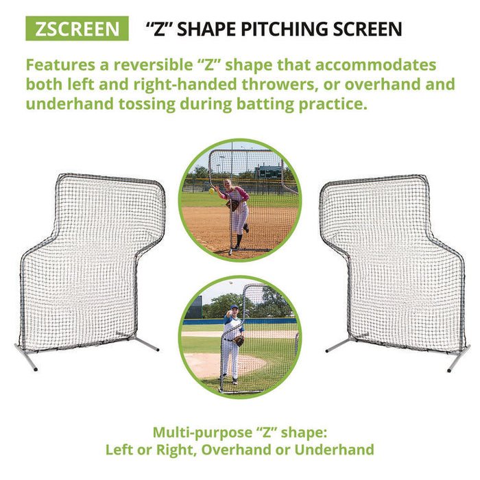 Z Pitching Screen, 7 ft x 5 ft