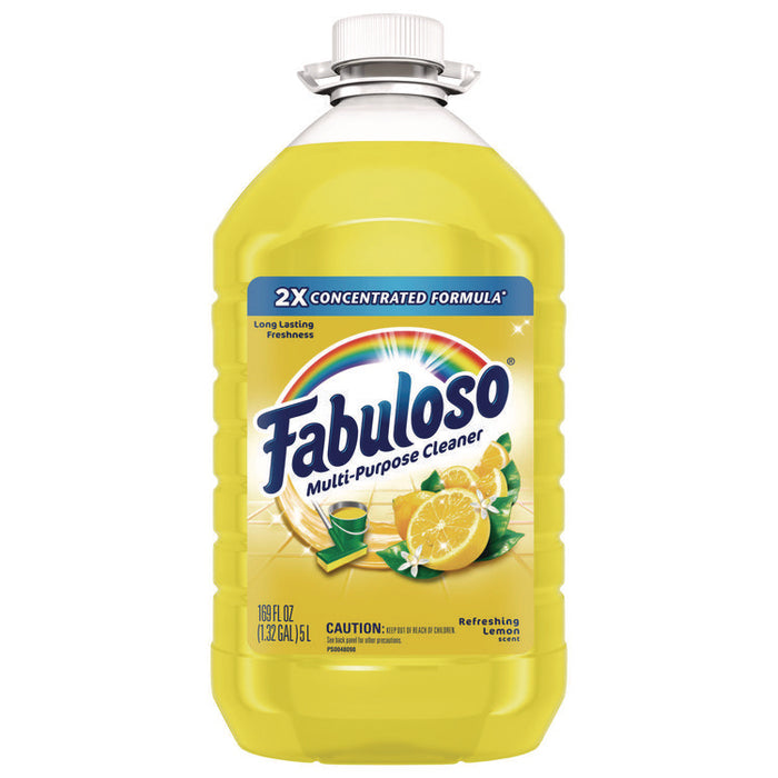 Multi-use Cleaner, Lemon Scent, 169 oz Bottle, 3/Carton