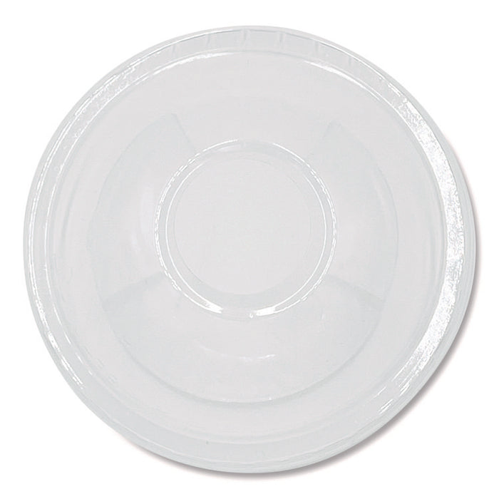PET Cold Cup Dome Lids, Fits 9 oz to 10 oz Cold Cups, Plastic, Clear, 100/Pack