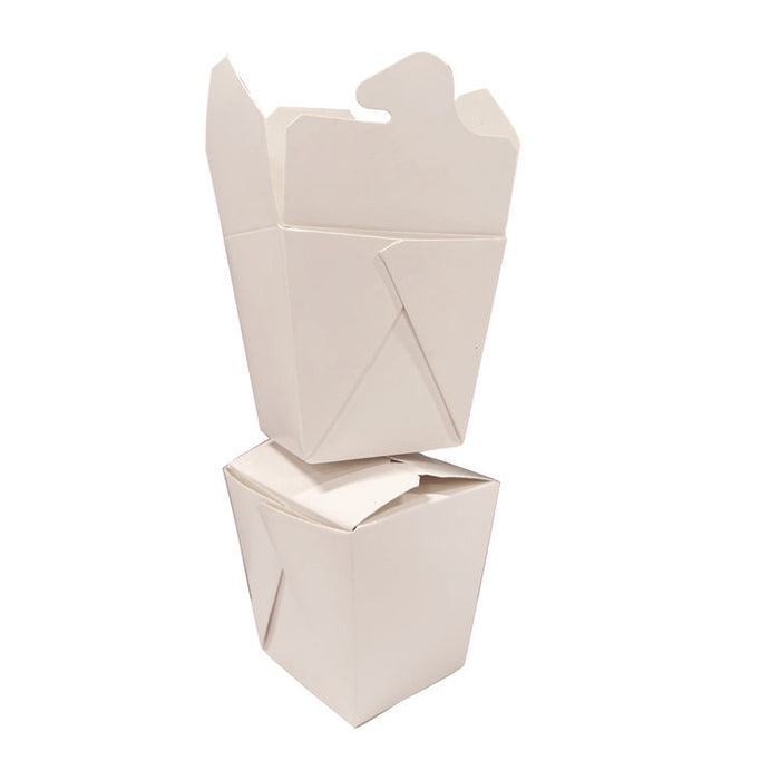 Food Pail, 26 oz, 3.63 x 3 x 3.5, White, Paper, 400/Carton