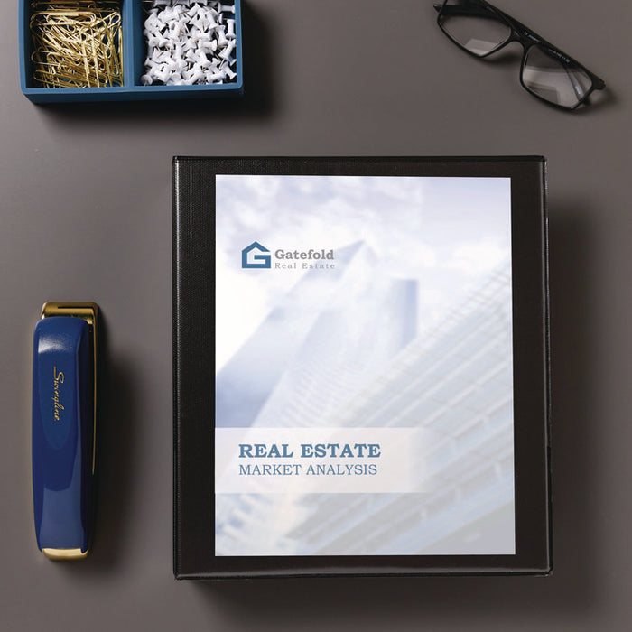 Showcase Economy View Binders with Slant Rings, 3 Rings, 3" Capacity, 11 x 8.5, Black