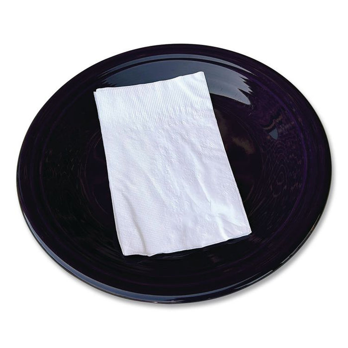 Dinner Napkins, 2-Ply, 14.5 x 16.5, White, 150/Pack, 20 Packs/Carton
