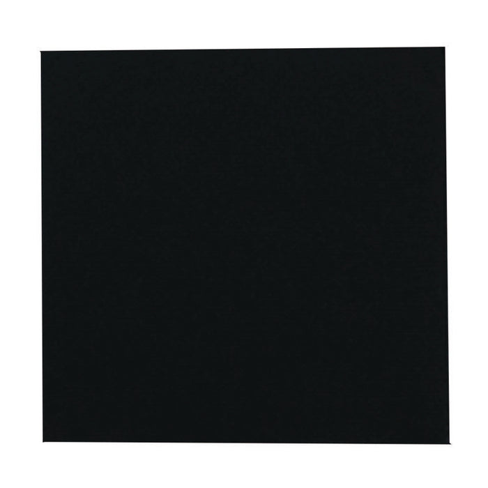 Beverage Napkins, 2-Ply, 9 x 9, Black, 1,000/Carton