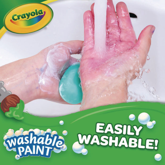 Washable Paint, Orange, 1 gal Bottle