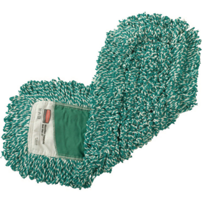Microfiber Loop Dust Mop, 24" x 5", Green, 12/Carton
