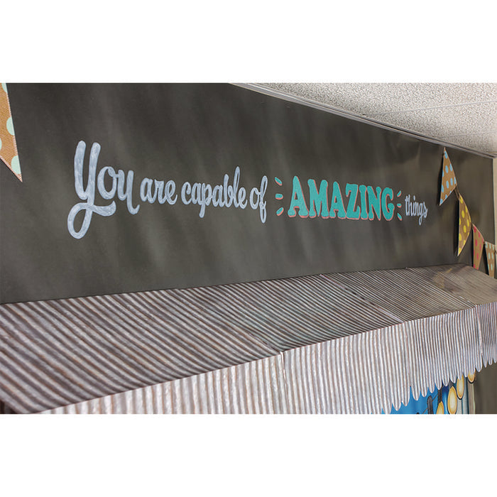 Better Than Paper Bulletin Board Roll, 4 ft x 12 ft, Chalkboard