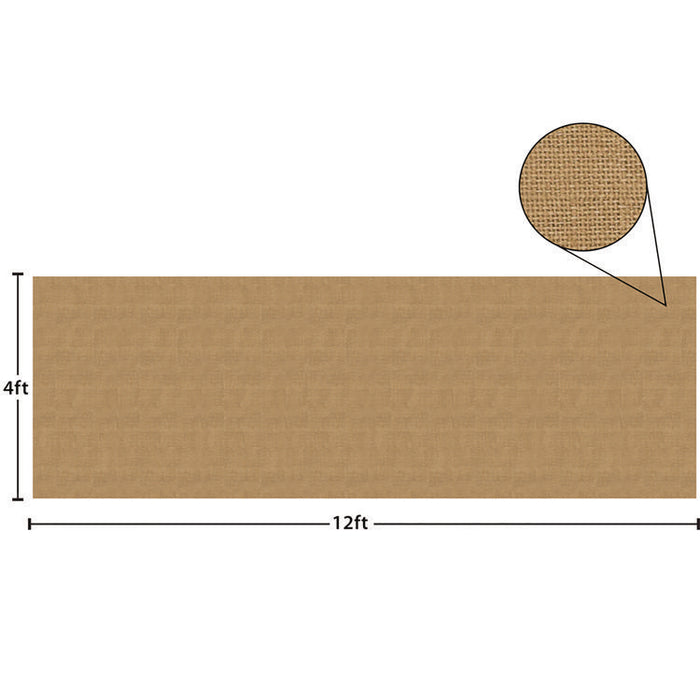 Better Than Paper Bulletin Board Roll, 4 ft x 12 ft, Burlap
