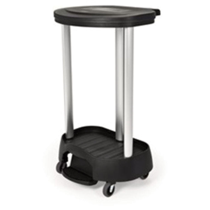 Linen Hamper Step-On Pedal, 9 x 18 x 5, Gray