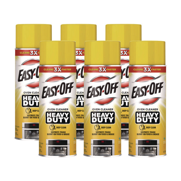 Heavy Duty Oven Cleaner, Fresh Scent, Foam, 14.5 oz Aerosol Spray, 6/Carton