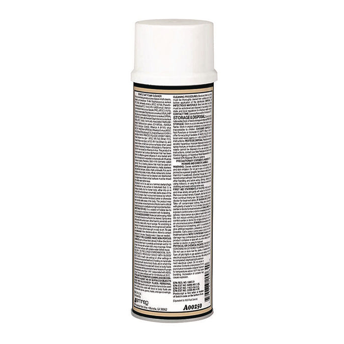 Disinfectant Foam Cleaner, Fresh Scent, 19 oz Aerosol Spray, 12/Carton