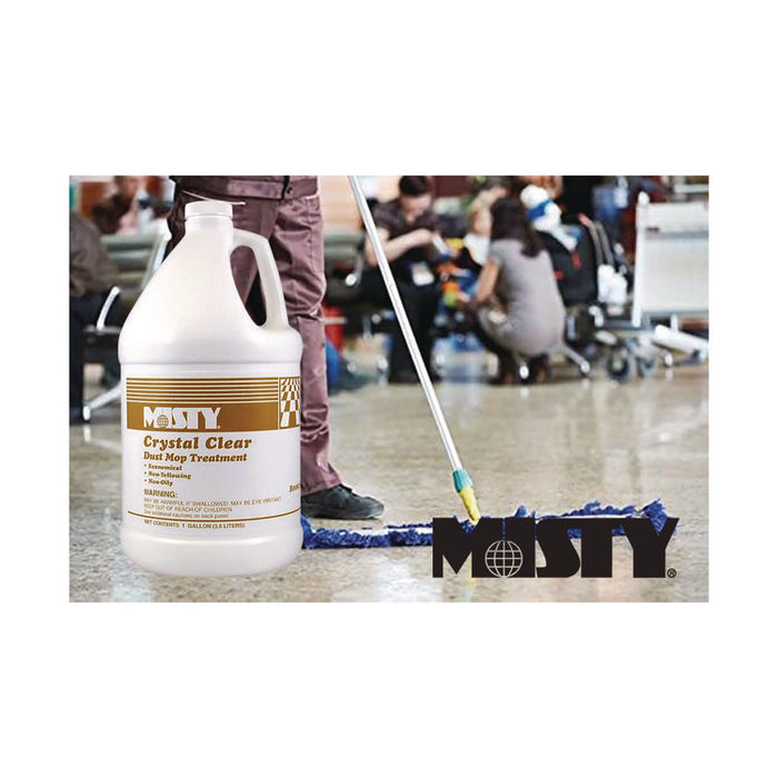 Dust Mop Treatment, Attracts Dirt, Non-Oily, Grapefruit Scent, 1 gal, 4/Carton