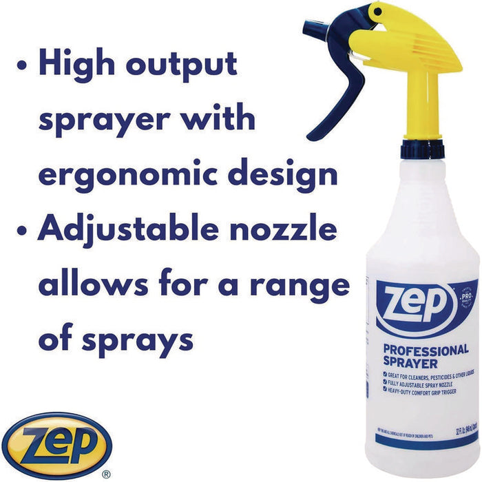 Professional Spray Bottle with Trigger Sprayer, 32 oz Bottle, Clear