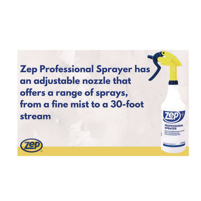 Professional Spray Bottle with Trigger Sprayer, 32 oz Bottle, Clear