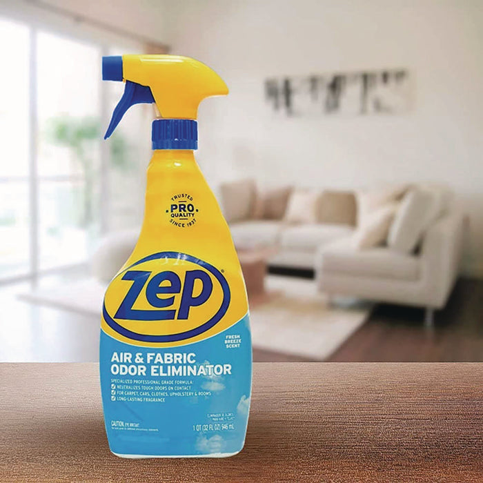 Air and Fabric Odor Eliminator, Fresh, 32 oz Bottle, 12/Carton