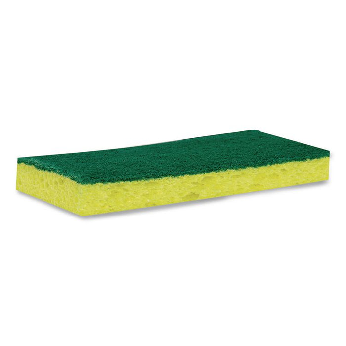 Medium-Duty Scrubbing Sponge 74, 3.6 x 6.1, 0.7" Thick, Yellow/Green