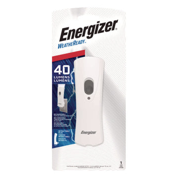 Weather Ready LED Flashlight, NiMH Rechargeable Battery (Included), Silver/Gray