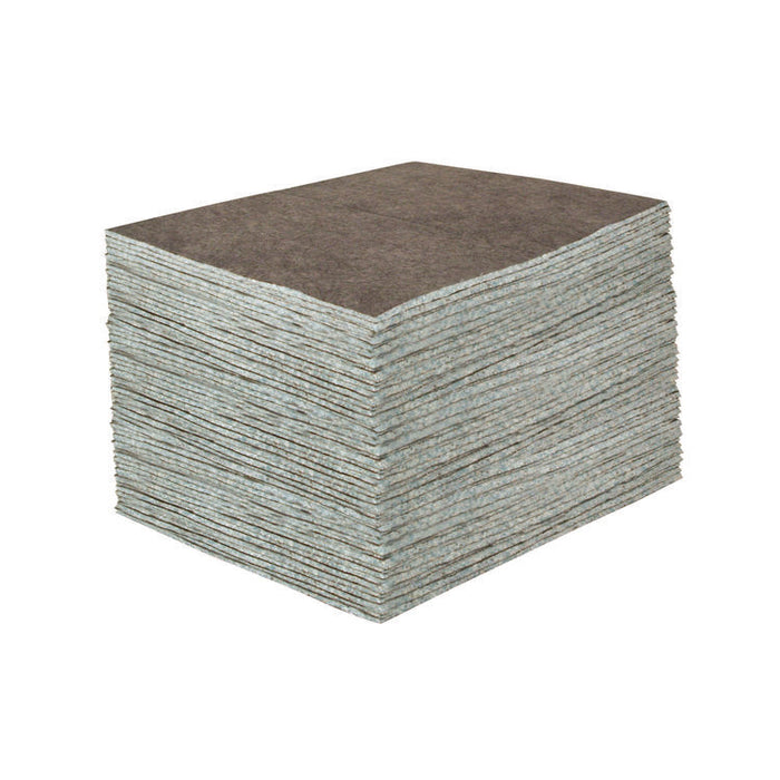 DuraSoak Universal Sorbents Medium Duty Pad, 0.26 gal, 15 x 19, 100/Carton