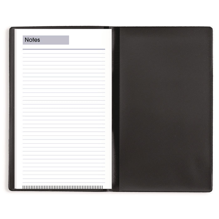 DayMinder Weekly Pocket Planner, 6 x 3.5, Black Cover, 12-Month (Jan to Dec): 2026
