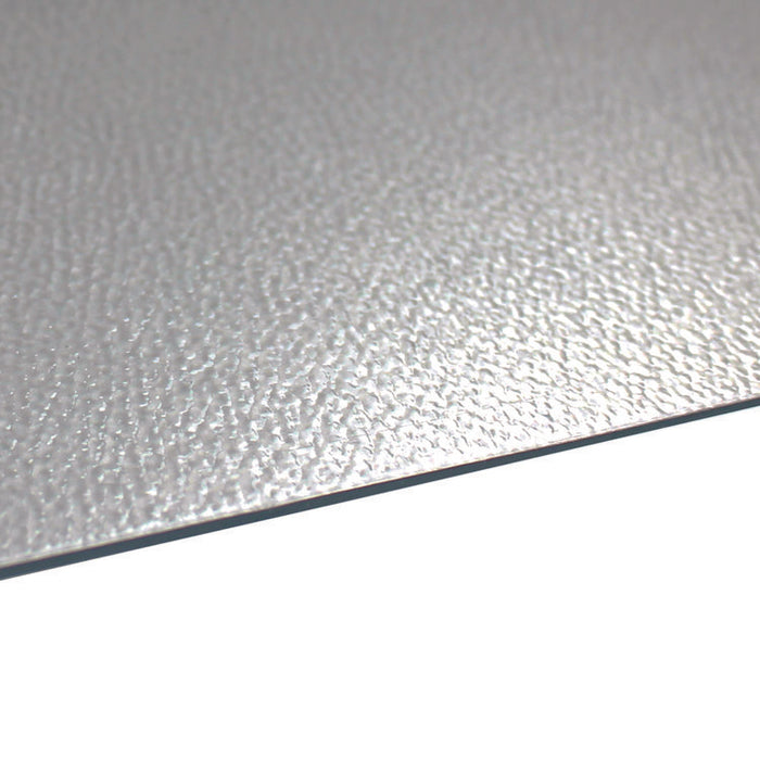 Cleartex Unomat Anti-Slip Polycarbonate Chair Mat for Flat Pile Carpeted and Hard Floors, Rectangular, 35" x 47", Clear