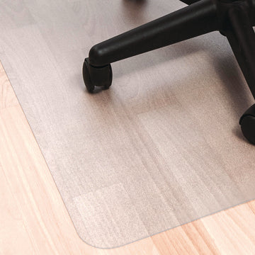 Ecotex Marlon BioPlus Rectangular Polycarbonate Chair Mat for Hard Floors, Rectangular, 29" x 47", Clear