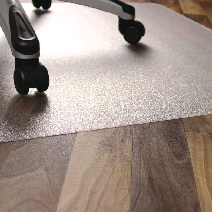 Ecotex Marlon BioPlus Rectangular Polycarbonate Chair Mat for Hard Floors, Rectangular, 29" x 47", Clear