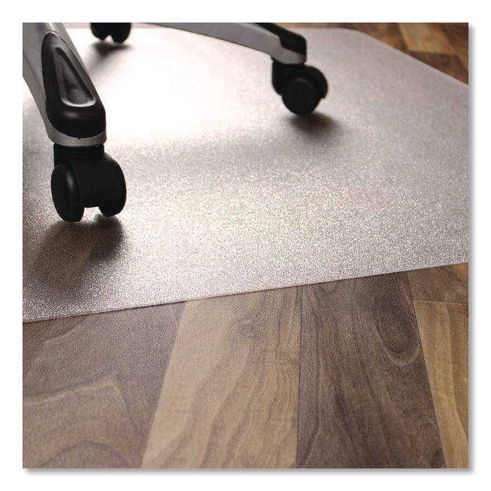 Ecotex Marlon BioPlus Rectangular Polycarbonate Chair Mat for Hard Floors, Rectangular, 46" x 60", Clear