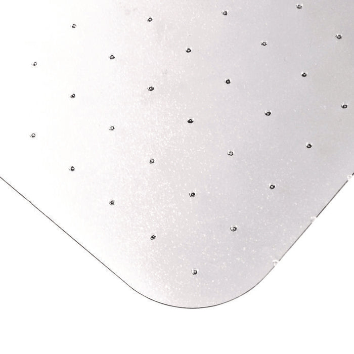 Ecotex Marlon BioPlus Polycarbonate Chair Mat for Low to Medium Pile Carpeted Floors, Rectangular, 29" x 47", Clear