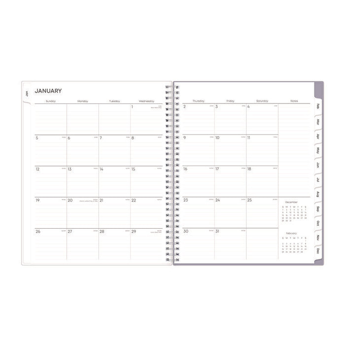 Laila Create-Your-Own Cover Weekly/Monthly Planner, Wildflower Artwork, 11 x 8.5, Purple/Blue/Pink, 12-Month (Jan-Dec): 2026