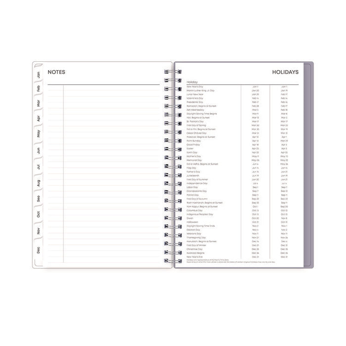 Laila Create-Your-Own Cover Weekly/Monthly Planner, Wildflower Artwork, 8 x 5, Purple/Blue/Pink, 12-Month (Jan to Dec): 2026