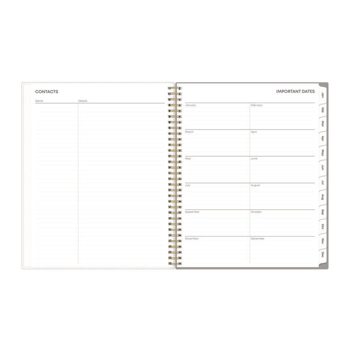 Sophie Frosted Weekly/Monthly Planner, Floral Artwork, 11 x 8.5, Multicolor Cover, 12-Month (Jan to Dec): 2026
