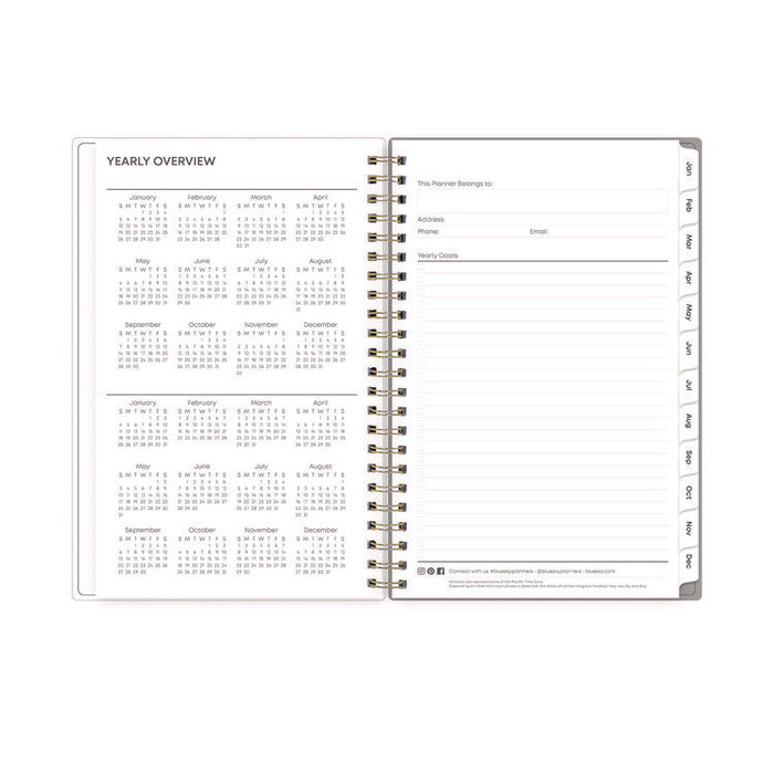 Sophie Frosted Weekly/Monthly Planner, Floral Artwork, 8 x 5, Multicolor Cover, 12-Month (Jan to Dec): 2026